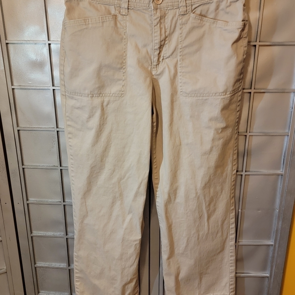 Gloria Vanderbilt tan pants. Size 10